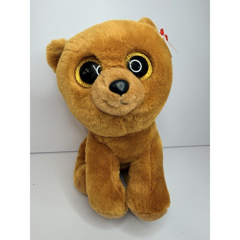 TY Classic Plush - BROWNIE the Brown Bear (10 inch) - MWMT's Stuffed Animal Toy